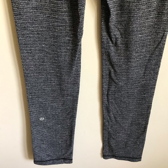 Lululemon Skinny Will Pants Textured Pique Grey Black Size 6 - Picture 5 of 9
